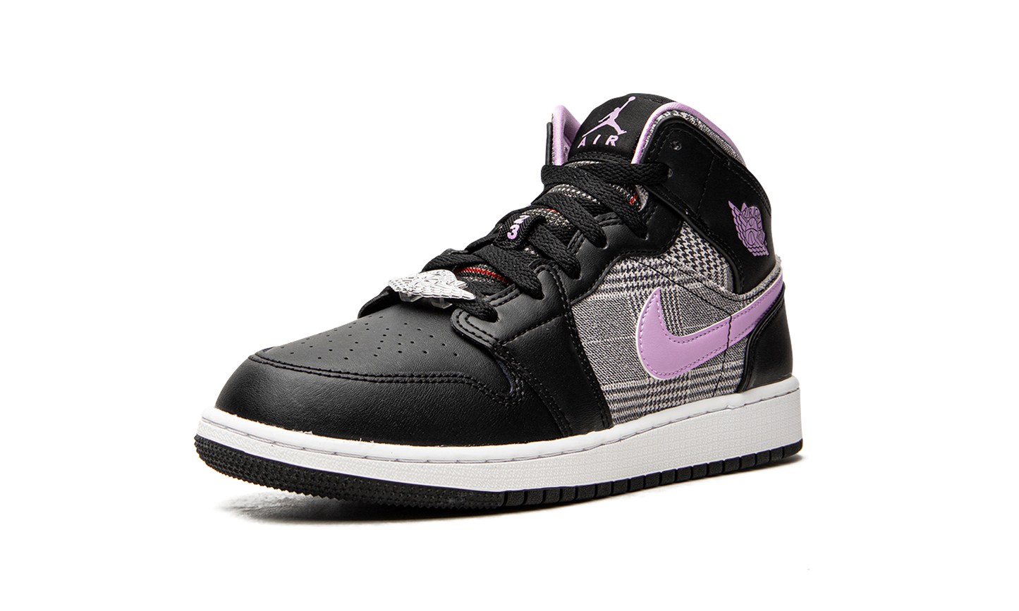 Air Jordan 1 Mid GS "Houndstooth" DC7226 015