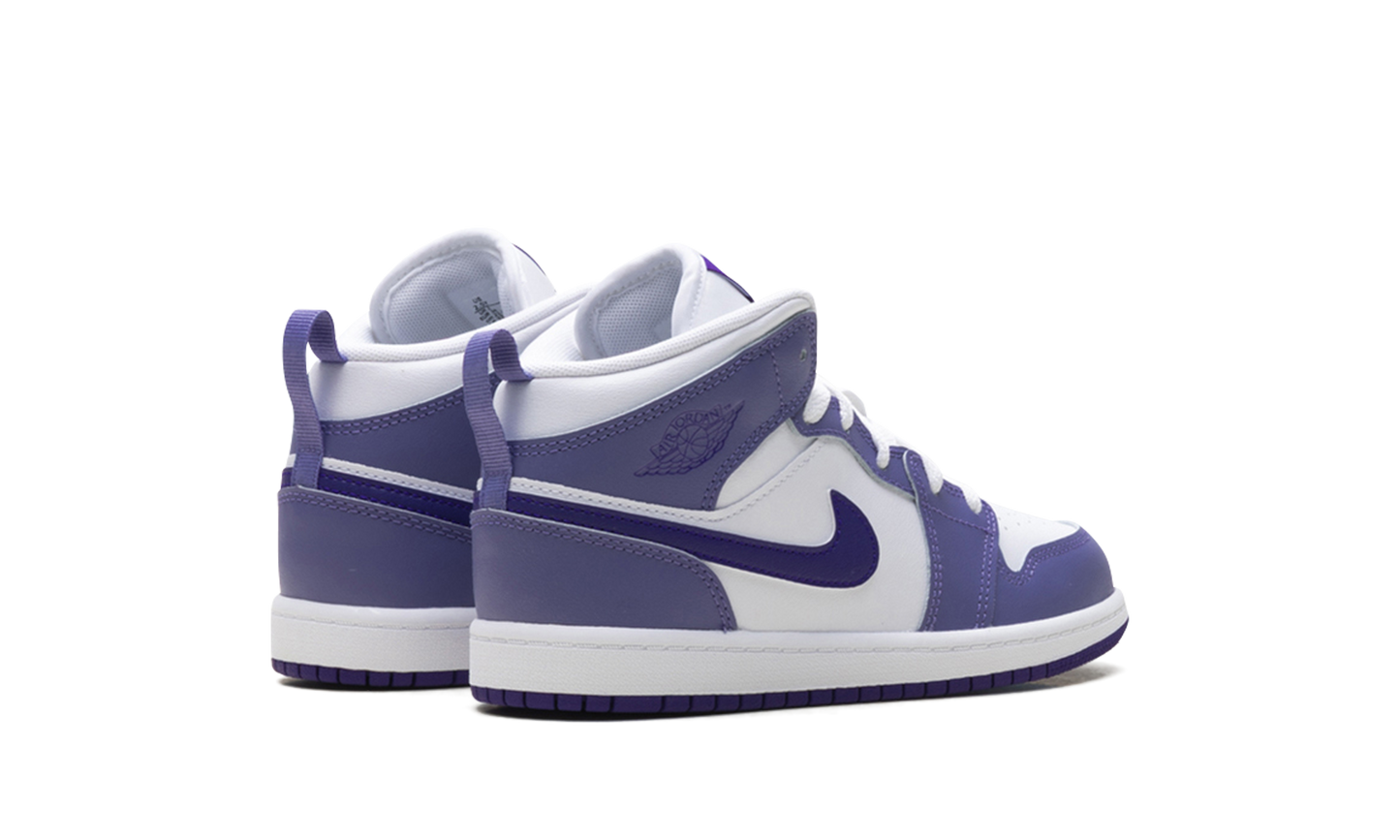 Jordan 1 Mid PS "Dusty Amethyst White Court Purple" DQ8424 500