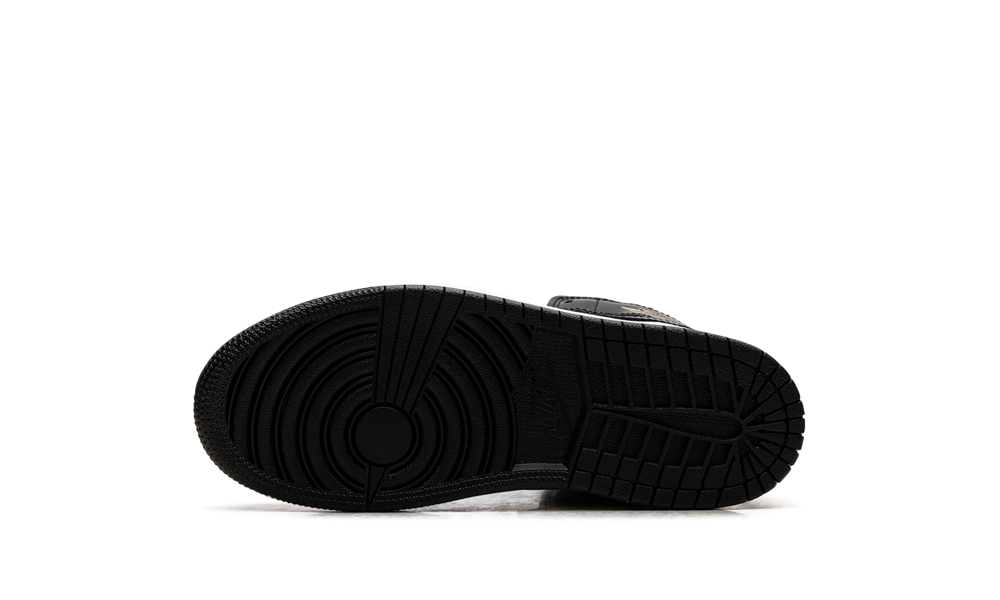 Jordan 1 Mid SE PS "Black Metallic Silver Sail Metallic Gold" FZ3937 001