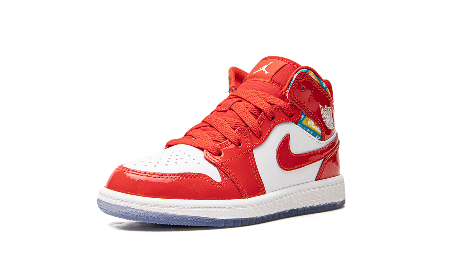 Jordan 1 Mid SE PS "Barcelona Sweater" DC7249 600