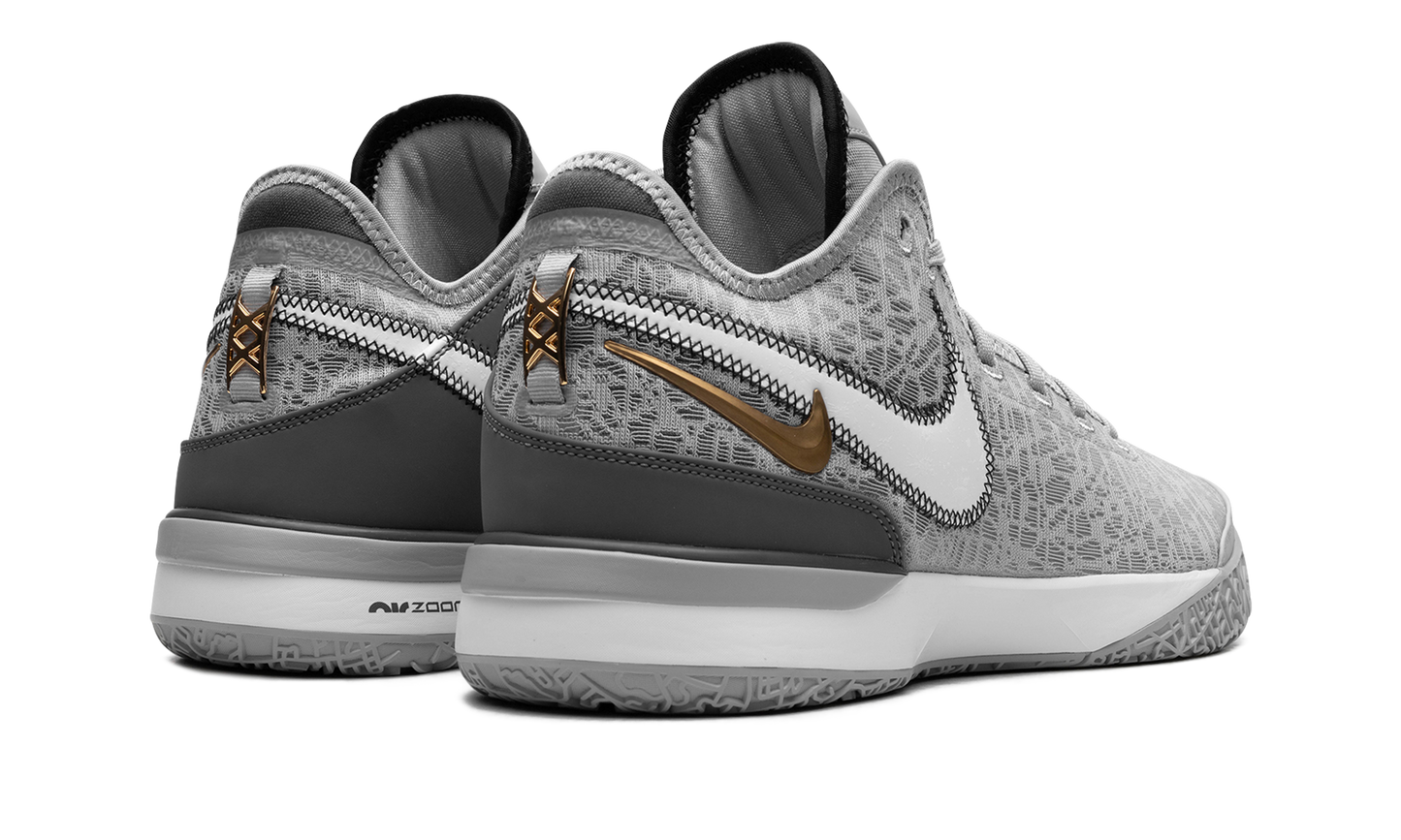 Zoom LeBron NXXT Gen "Wolf Grey Metallic Gold" DR8784 004