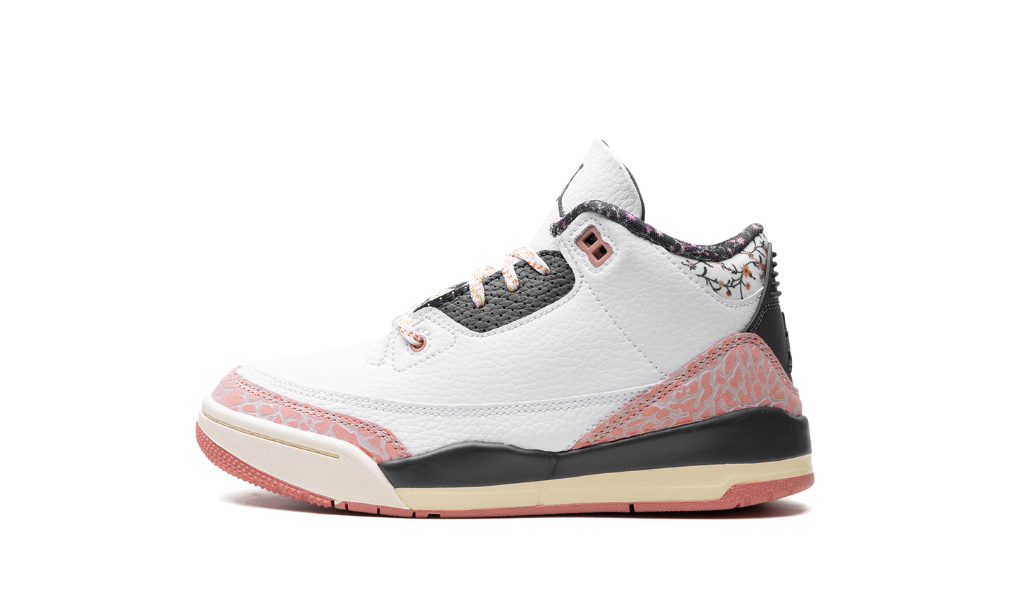 Air Jordan 3 PS "White/Red Stardust" FQ9174 100