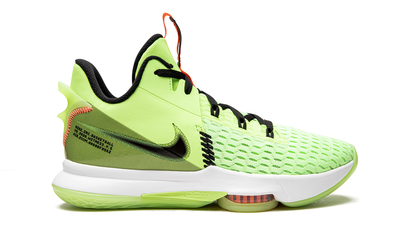 LeBron Witness V "Lime Glow" CQ9380 300
