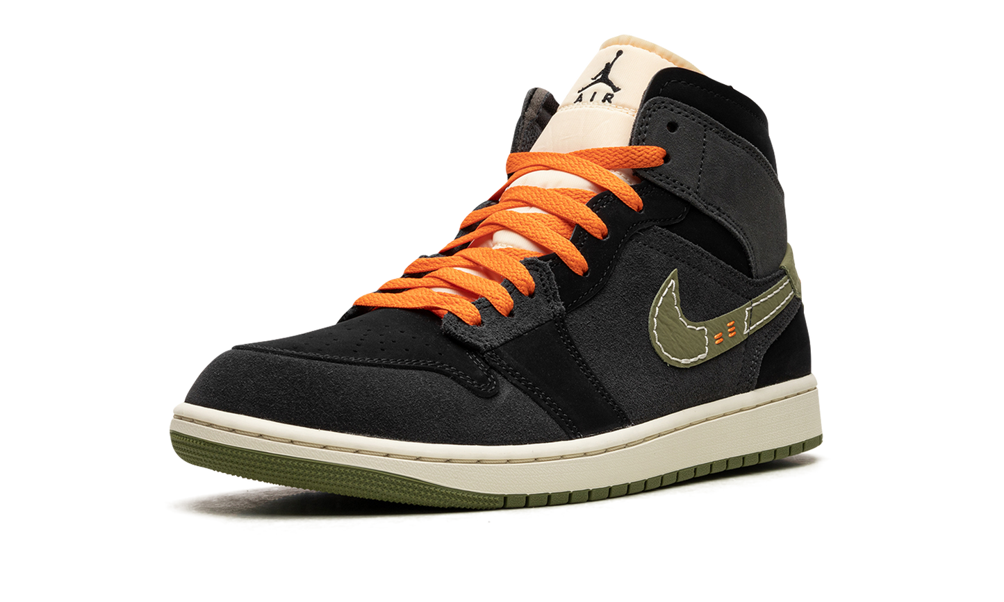 Air Jordan 1 Mid SE Craft "Anthracite Light Olive" FD6817 003