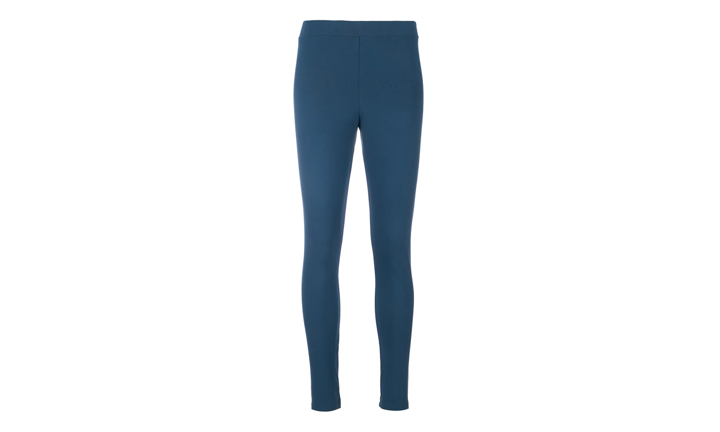 Trefoil Athletic Casual Fashion Leggings "Blue / White" CW5078