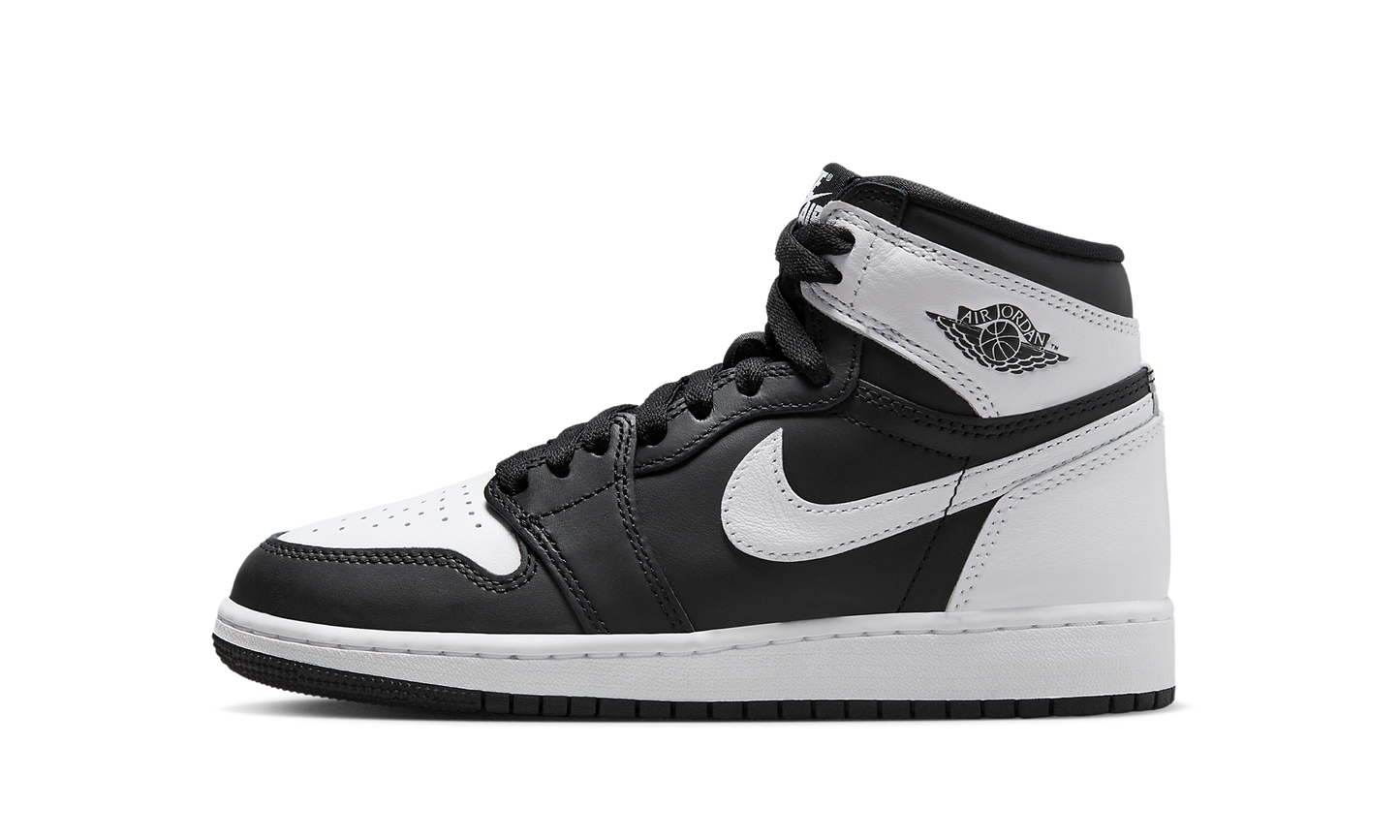 Air Jordan 1 Retro High OG GS "BLACK/WHITE/WHITE" FD1437 010