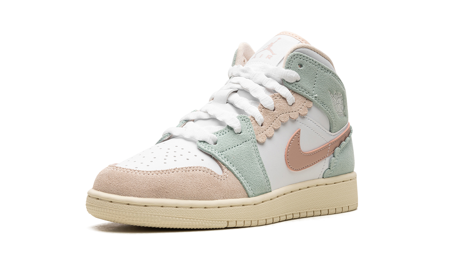 Air Jordan 1 Mid GS "Pink Oxford" DZ5361 100