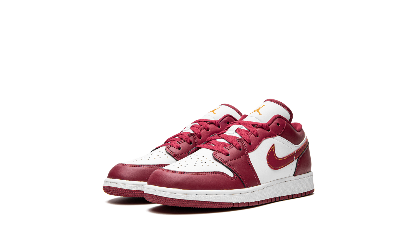 Air Jordan 1 Low GS "Cardinal Red" 553560 607
