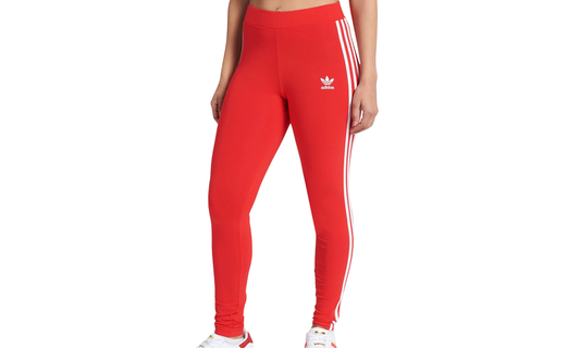3 Stripes Tight Leggings WMNS "Vivid Red" HD2348