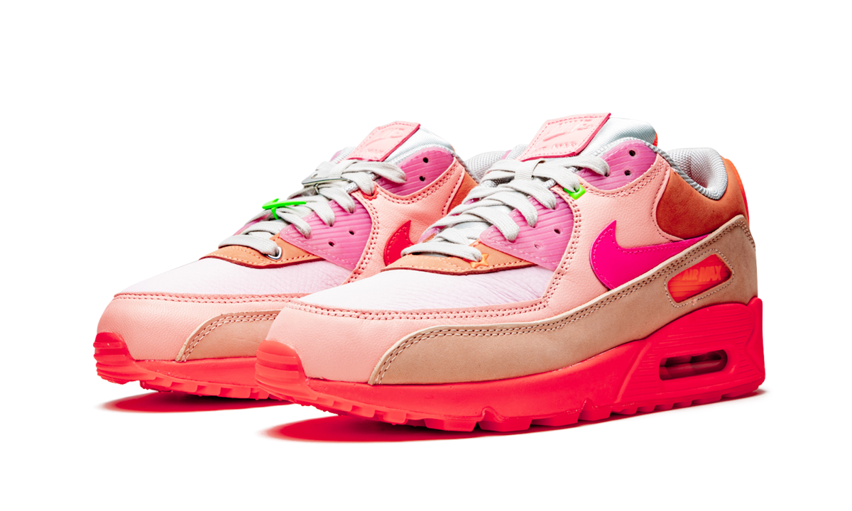 AIR MAX 90 PRM WMNS "Platinum Crimson/Bright Purple" CT3449 600
