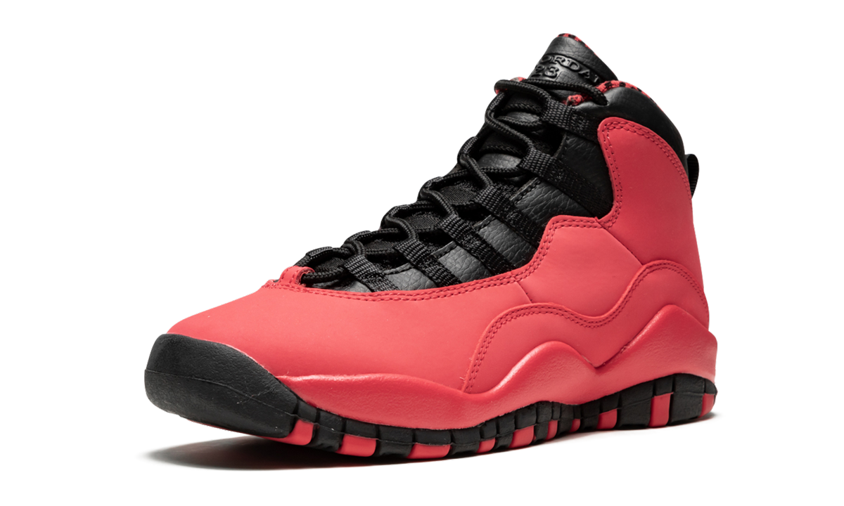Air Jordan 10 Retro GS "Fusion Red" 487211 605