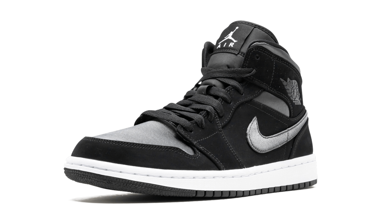 Air Jordan 1 Mid SE "Nylon - Black/Grey" 852542 012