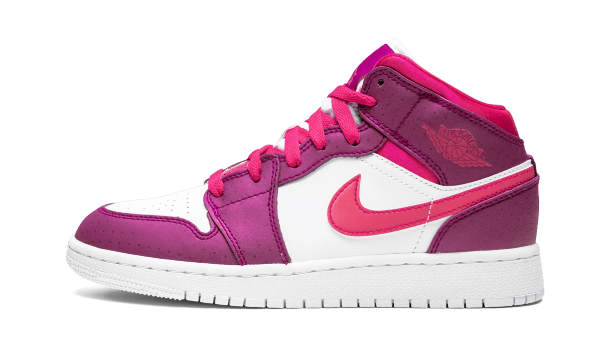 Air Jordan 1 Mid GS "True Berry" 555112 661
