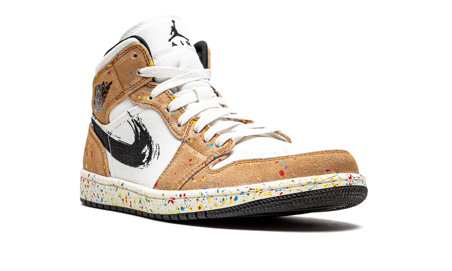 Air Jordan 1 Mid SE "Brushstroke" DA8005 100