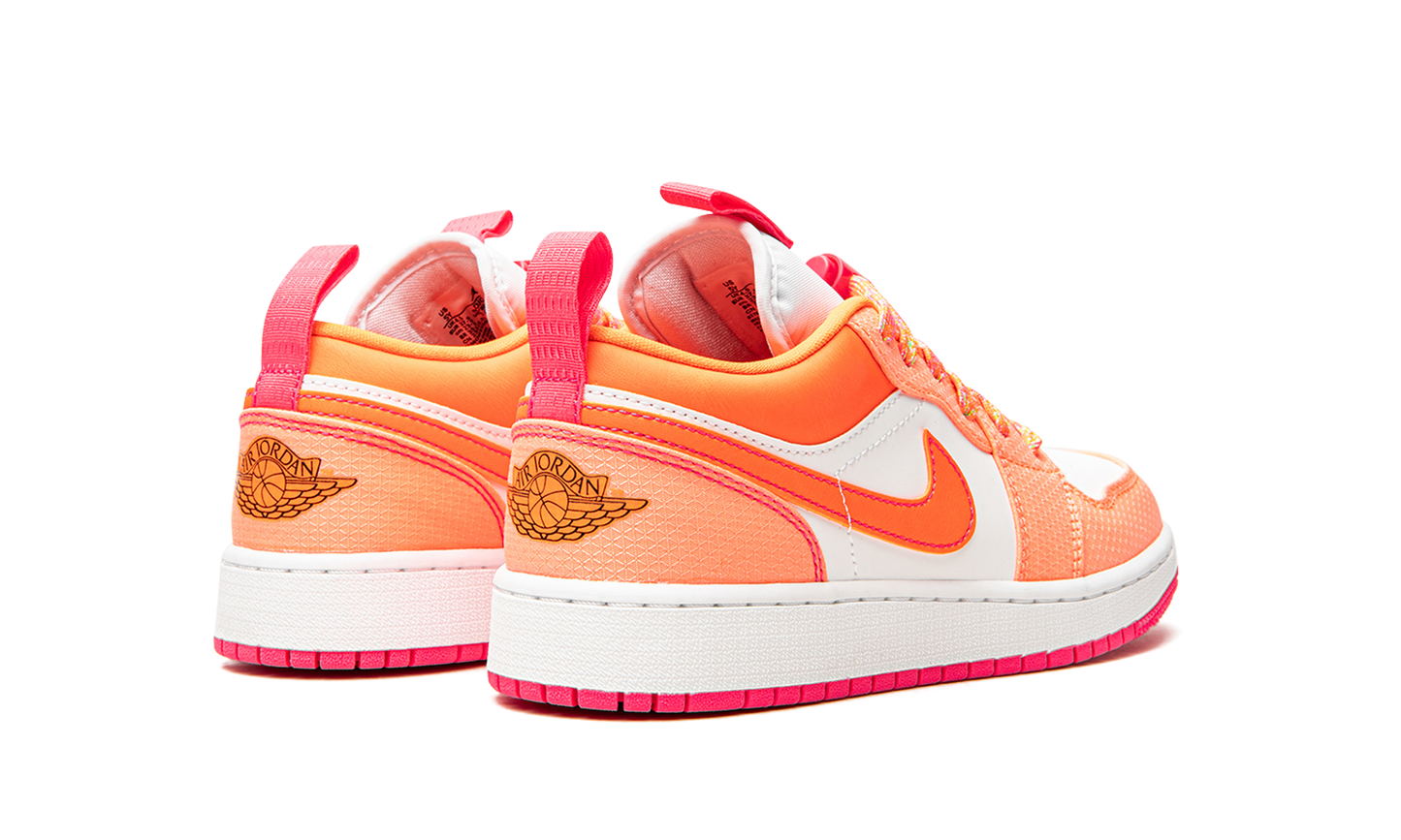 AIR JORDAN 1 LOW UTILITY GS "Hyper Crimson"