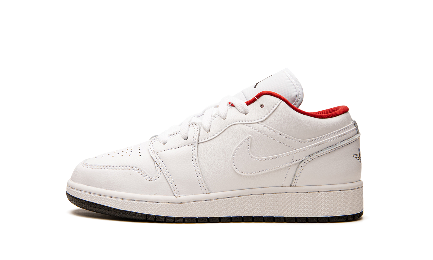 Air Jordan 1 Low GS "White / Red"