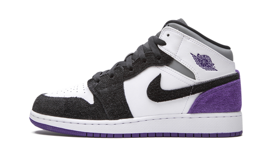 Air Jordan 1 Mid SE GS "Court Purple Suede" BQ6931 105