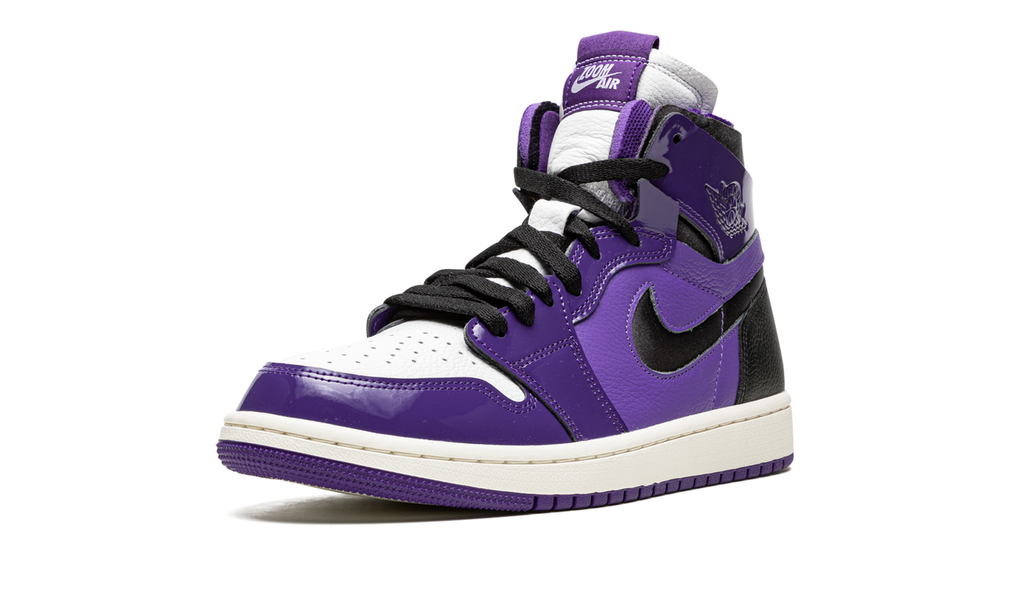 AIR JORDAN 1 HIGH ZOOM CMFT WMNS "Purple Patent" CT0979 505