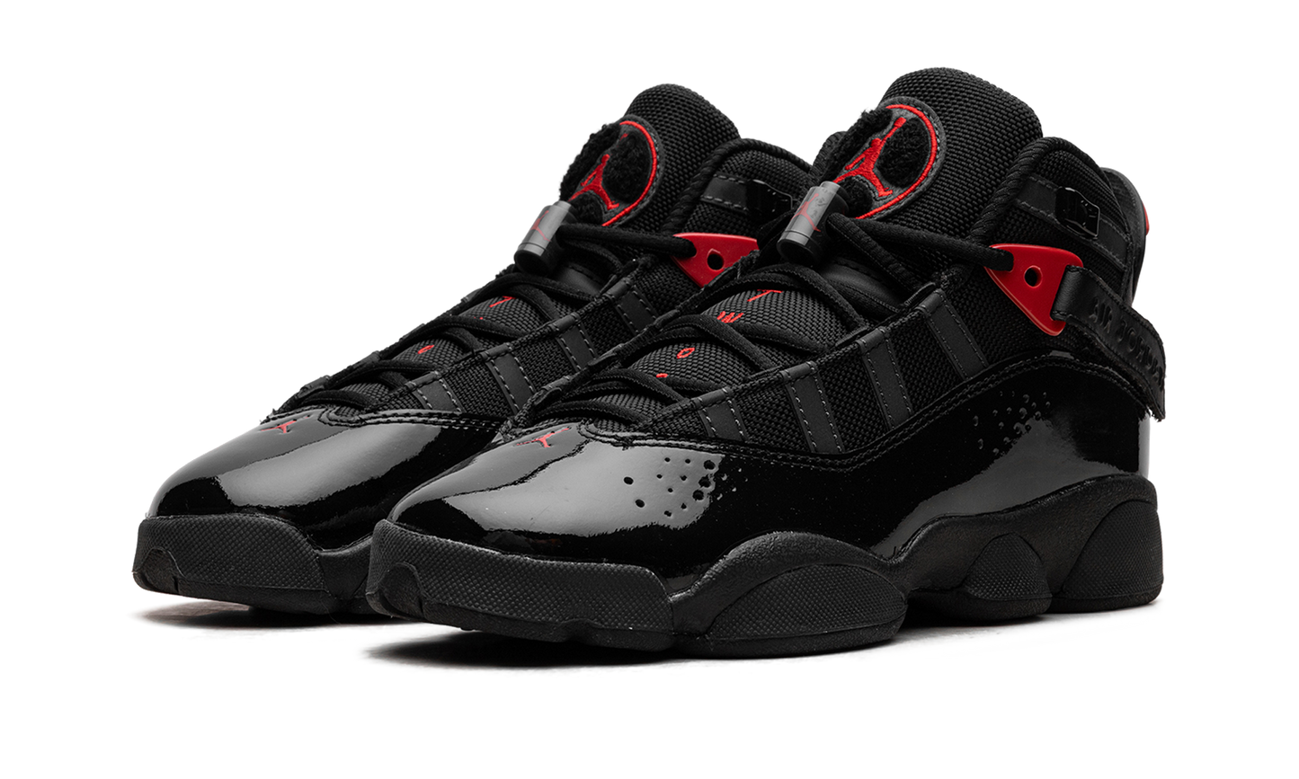 Jordan 6 Rings GS "Black Varsity Red" 323419 026