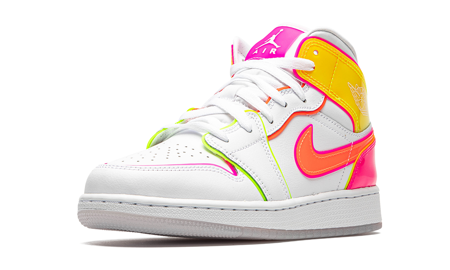 Air Jordan 1 Mid GS "Edge Glow" CV4611 100