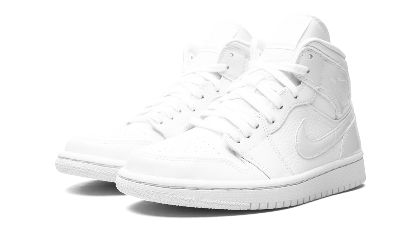 AIR JORDAN 1 MID WMNS "Triple White" BQ6472 100
