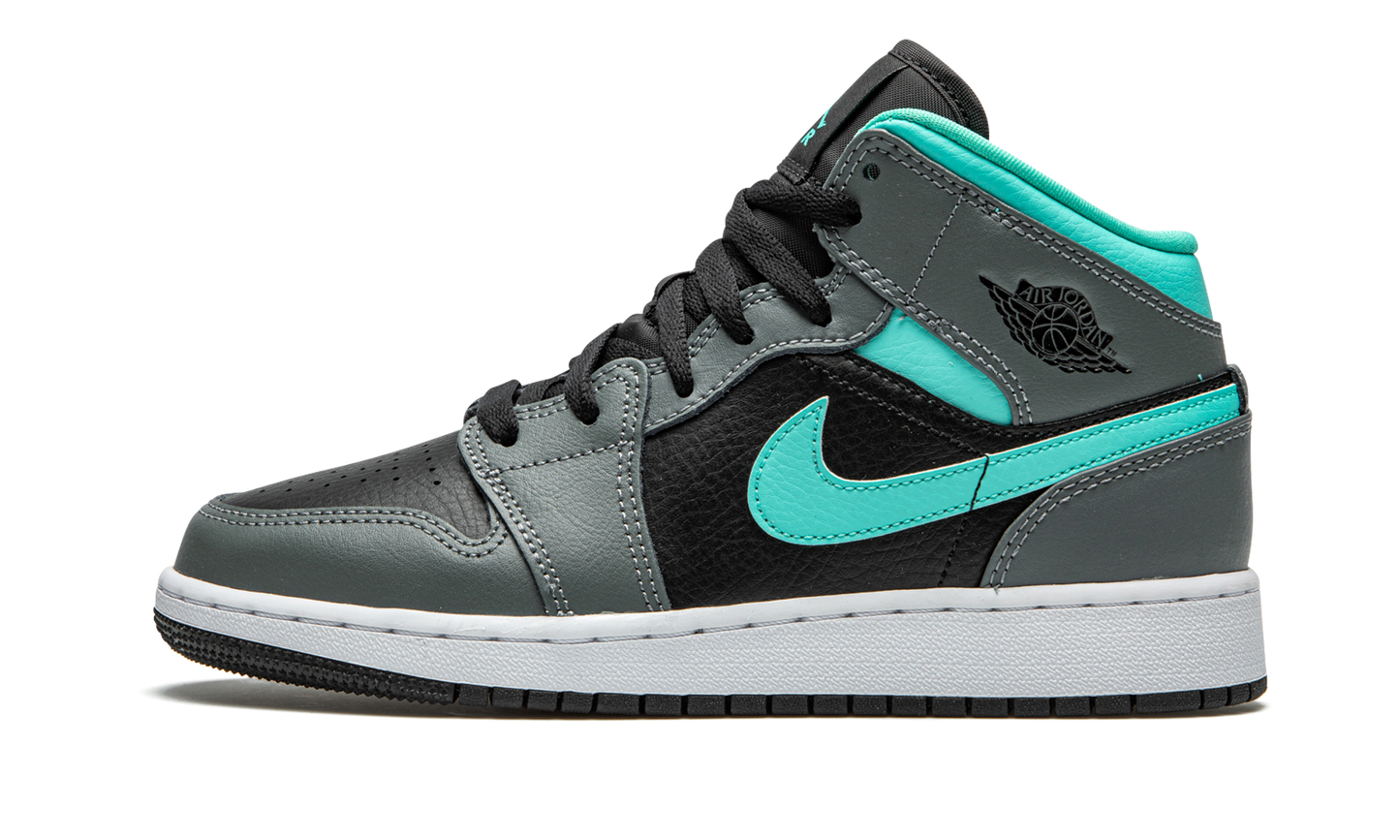 Air Jordan 1 Mid GS "Grey / Aqua"