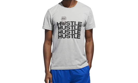 New Hustle Graphic Tee "Grey" DZ8630