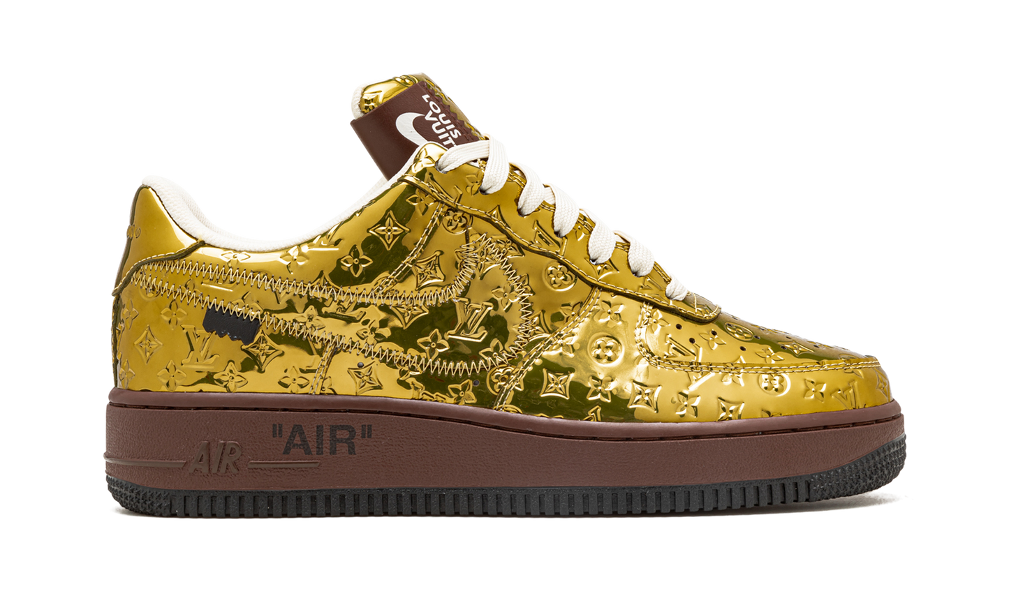 Louis Vuitton Air Force 1 Low "Virgil Abloh - Metallic Gold" 1A9VG3