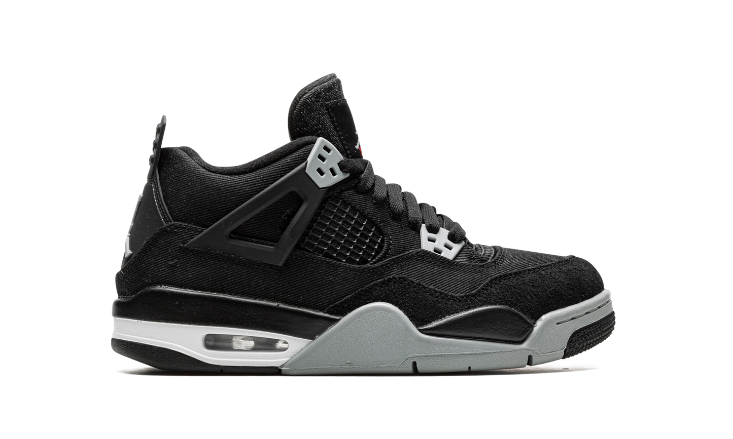 Air Jordan 4 GS "Black Canvas" DV0553 006