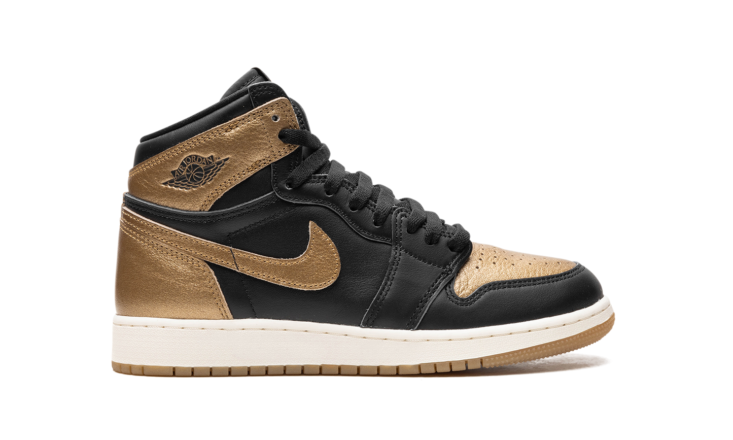 Air Jordan 1 GS "Black Metallic Gold" FD1437 071