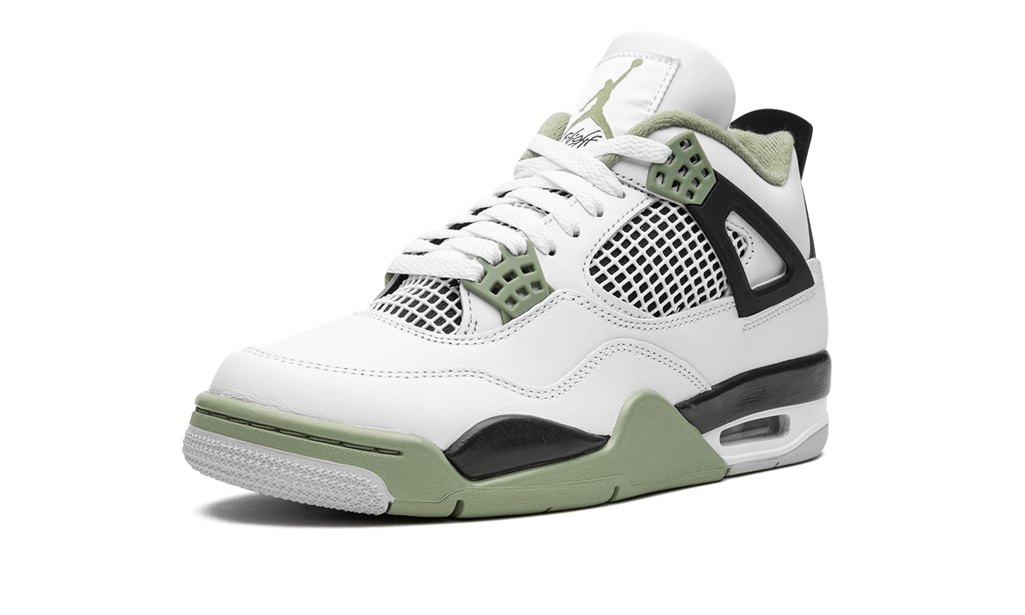 Air Jordan 4 Retro WMNS "Seafoam Oil Green" AQ9129 103