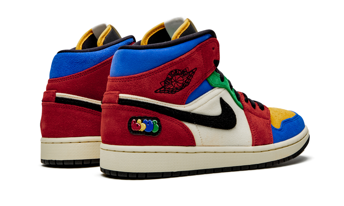 Air Jordan 1 Mid "Blue The Great - Fearless" CU2805 100