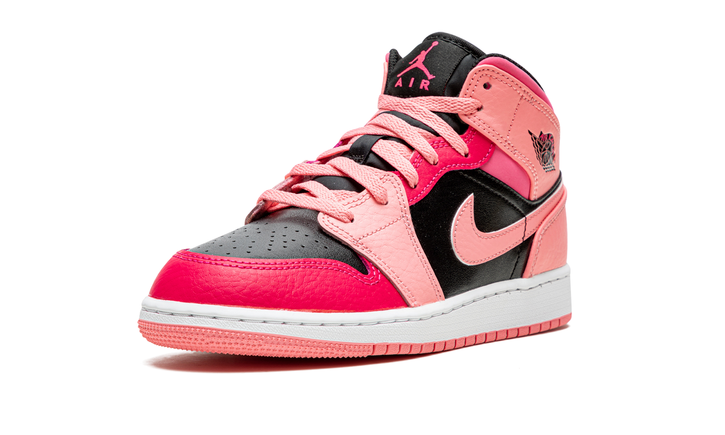 Air Jordan 1 Mid GS "Coral Chalk" 554725 662