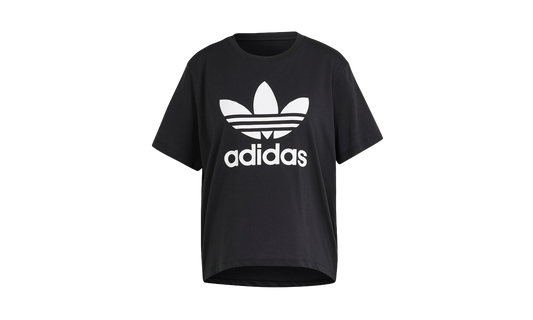 W Trefoil Tee Boxy Fit "BLACK" IU2422