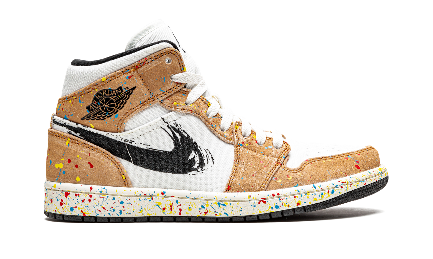Air Jordan 1 Mid SE "Brushstroke" DA8005 100