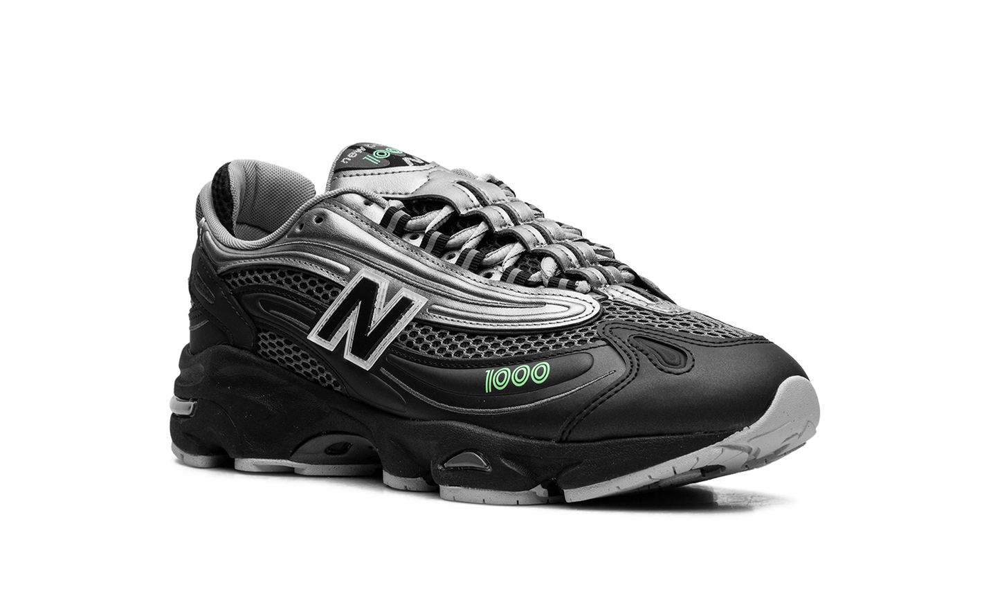 1000 "Dark Silver Metallic/Lime Leaf" M1000T