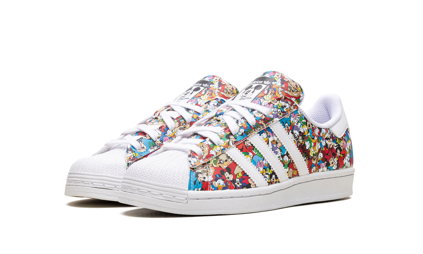 Superstar GS "Disney Mickey Core Black Cloud White Wonder White" IG6857