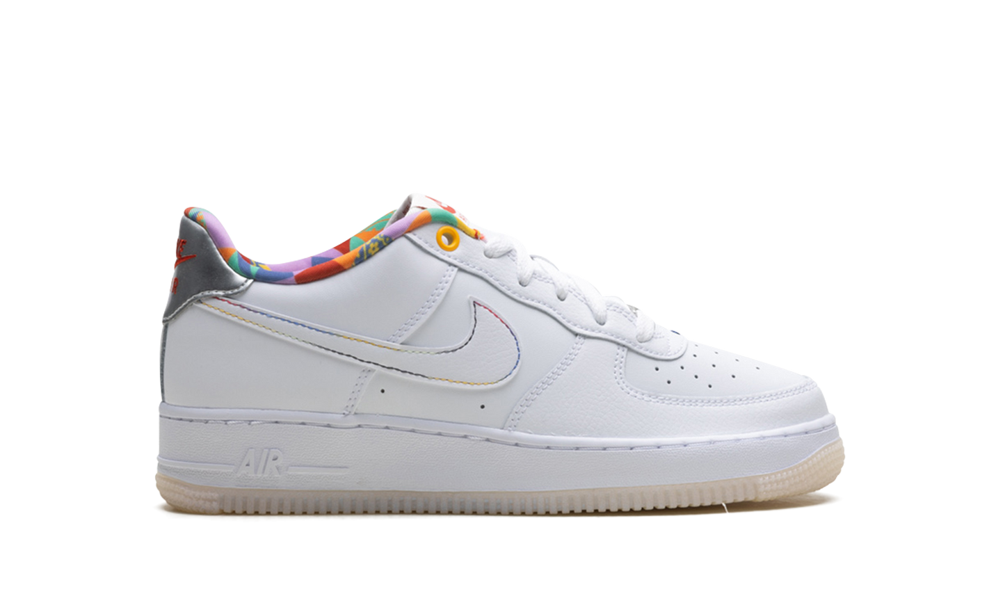 Air Force 1 Low LV8 GS "White Playful Print" FN8912 111
