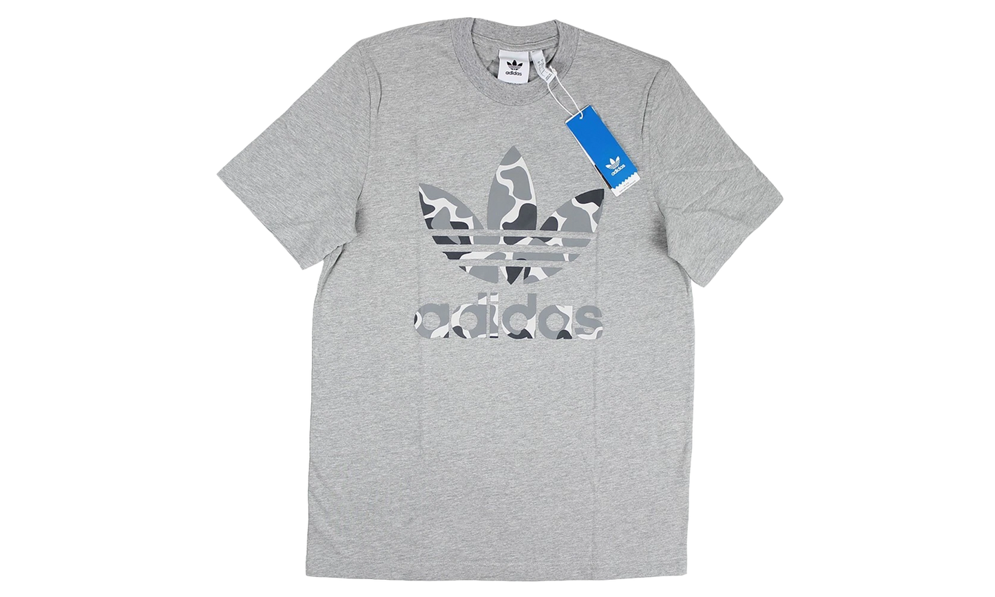 Camouflage Trefoil Tee "Grey Heather / Black White" DH4766