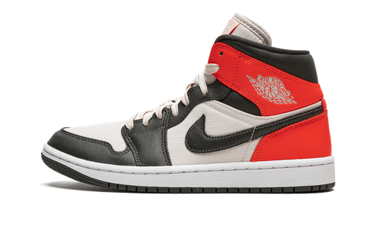 AIR JORDAN 1 MID SE WMNS "Newsprint" DQ6078 100
