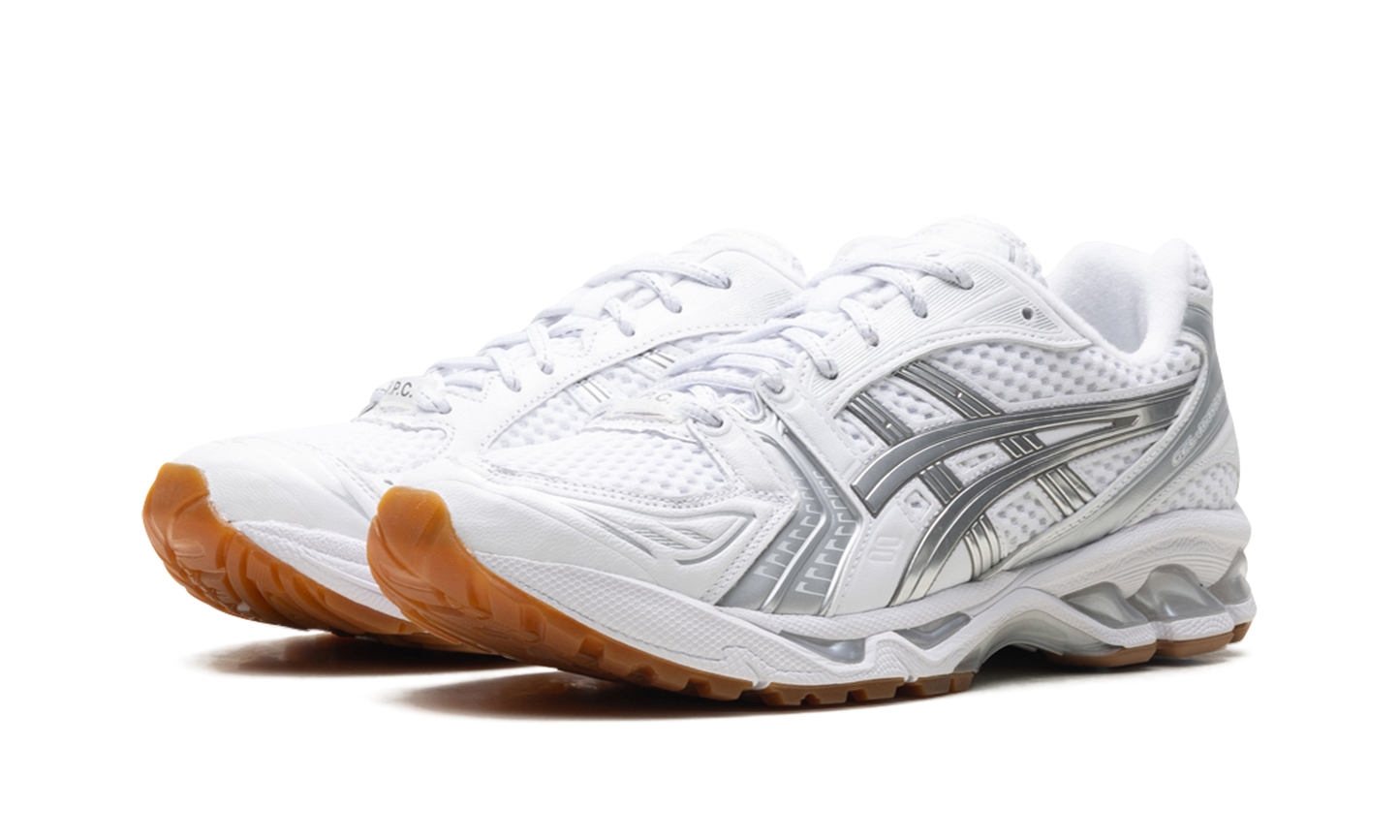Gel-Kayano 14 "A.P.C. White Pure Silver" 1203A727 100