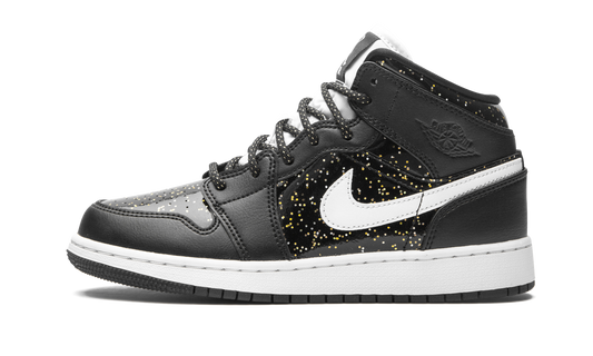 Jordan 1 Mid SE GS "Black Glitter" AV5174 001