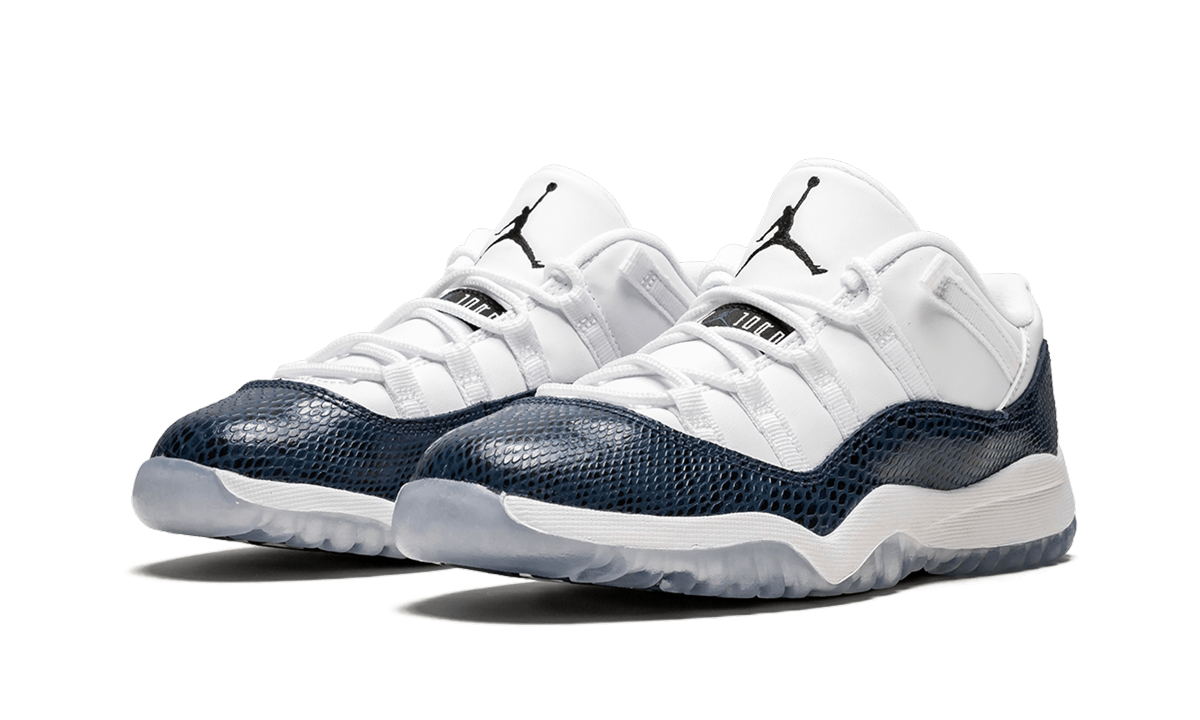 Jordan 11 Retro Low LE PS "Navy Snakeskin"
