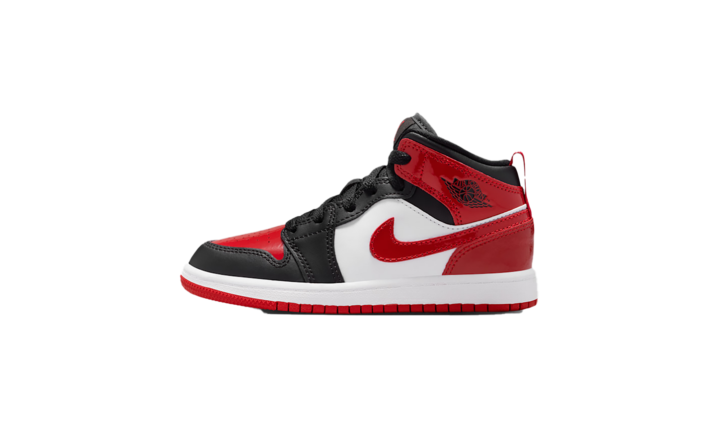 Air Jordan 1 Mid GS "Red/black" HV4399 006