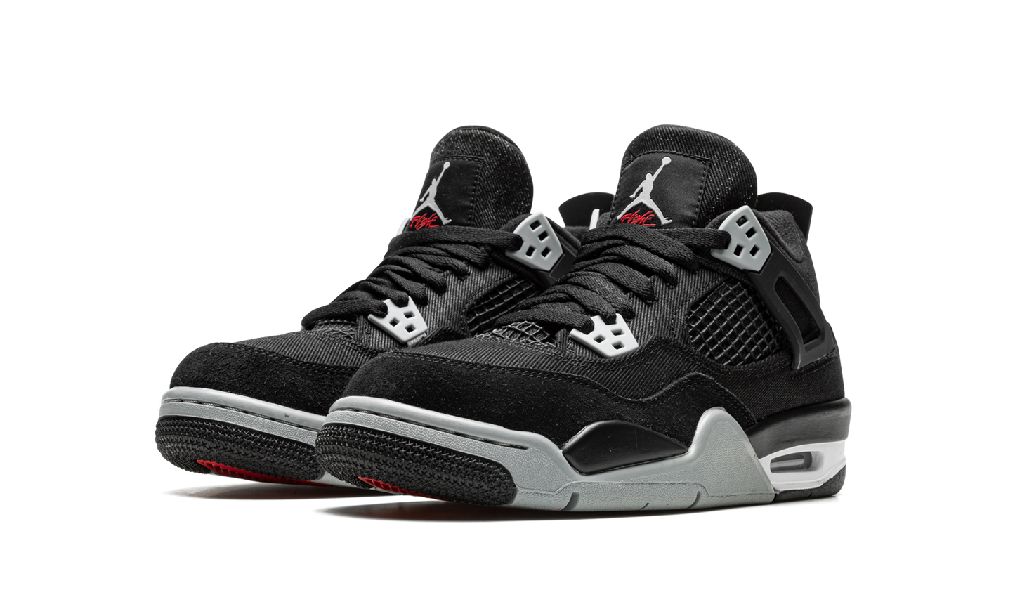 Air Jordan 4 GS "Black Canvas" DV0553 006