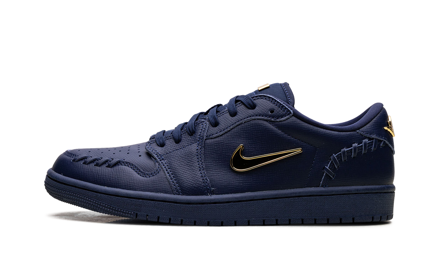 Jordan 1 Low WMNS "Method of Make Midnight Navy Metallic Gold" FN5032 400