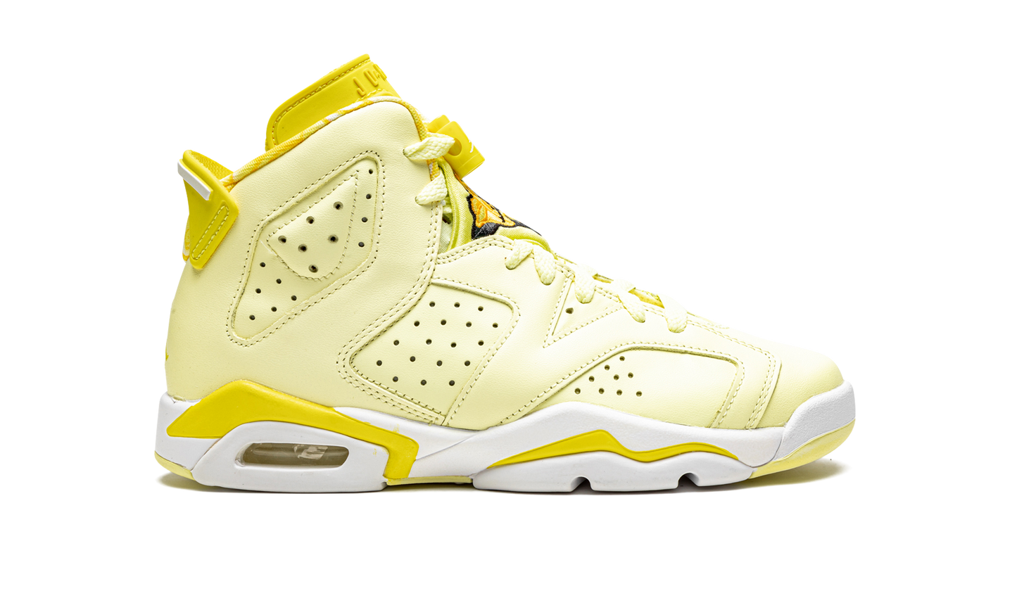 Air Jordan 6 GS "Citron Tint / Floral" 543390 800