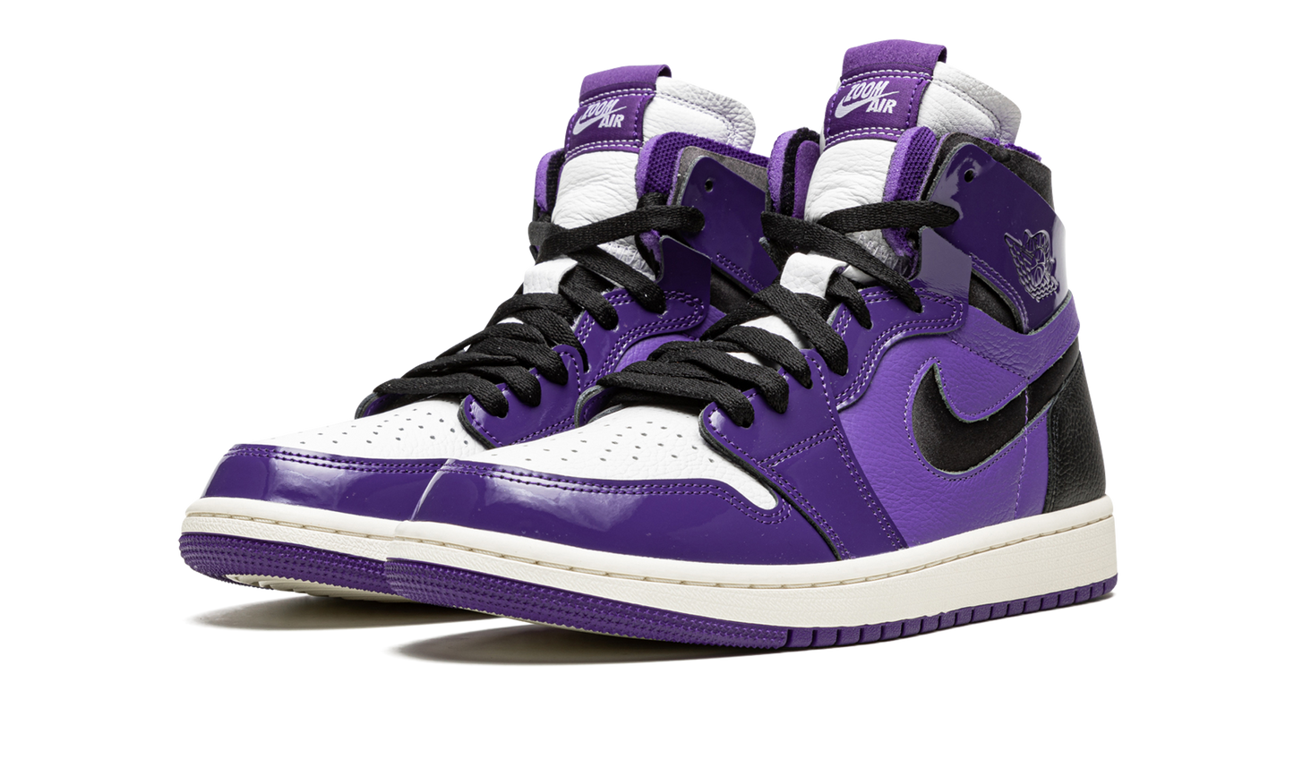 AIR JORDAN 1 HIGH ZOOM CMFT WMNS "Purple Patent" CT0979 505