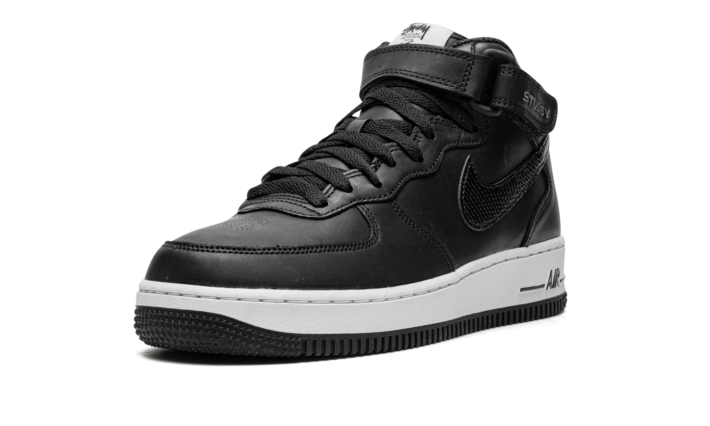 Air Force 1 Mid "Stussy - Black" DJ7840 001