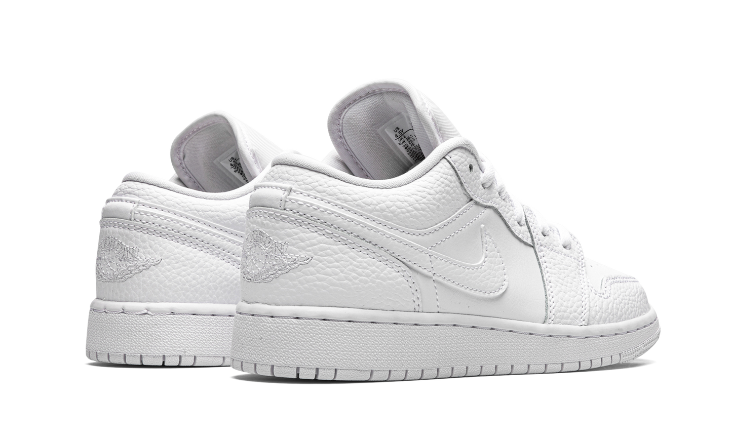 Air Jordan 1 Low GS "Triple White"